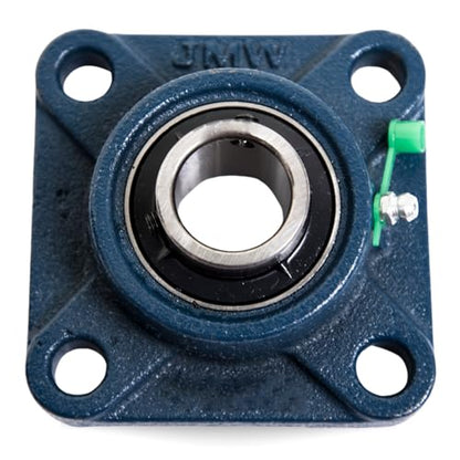 Jeremywell UCF201-8 Pillow Block Bearing (2 Pack), 1/2 inch Bore, 4-Bolt Flange Mounted, Solid Base, Self-Alignment, Square - size: UCF201-8