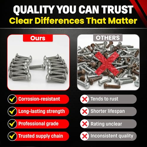 Chenango Supply 1/2-13 x 2 Stainless Carriage Bolts - size: 1/2-13 x 2"