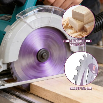 10" Circular Saw Blade, 32T&60T 2pcs-Set, Table Saw Blade, Miter Saw Blade.
