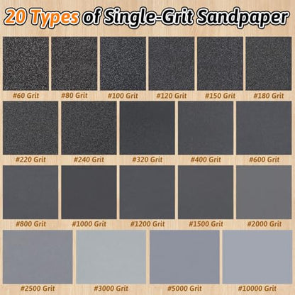 15 PCS Wet Dry Sandpaper 2000 Grit Sheets for Polishing & Finishing - color: 2000G, size: 9x11 Inch
