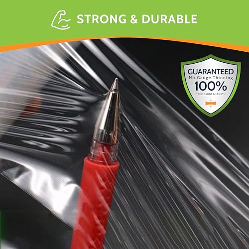 PSBM Mini Stretch Film/Wrap with Plastic Handle 3" x 1000' 50 GA 18 Rolls - size: 3 Inch, style: 50 GA