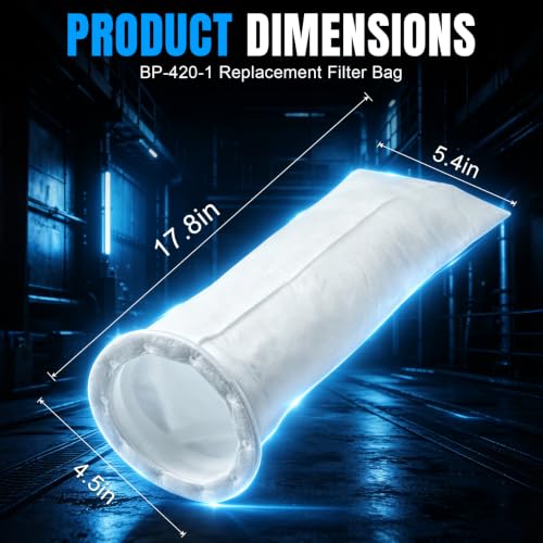 BP-420-1 Replacement Filter Bag 4.5 x 20 Inch