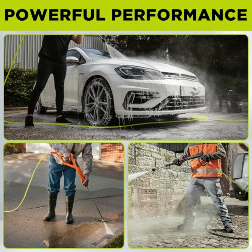 M MINGLE Pressure Washer Hose 100 FT x 3/8" - Replacement Power Wash Hose - size: 100 FT x 3/8"