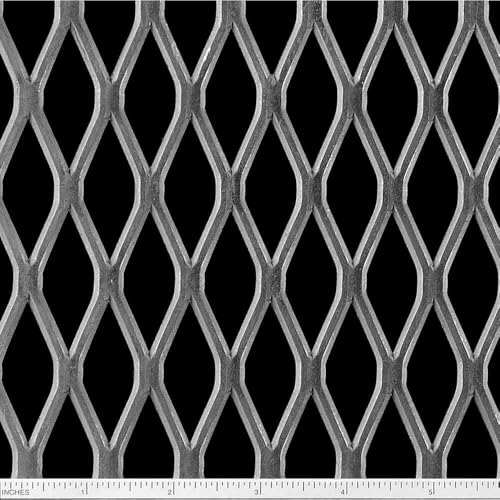 Steel Expanded Metal Sheet Flattened (3/4#9) .110" Thick x 24" x 24"