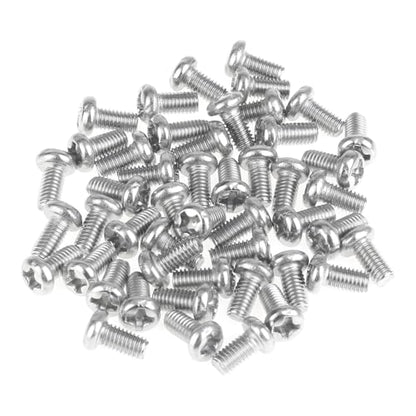 105 Pieces M3 x 5mm Machine Screws, Thread Pitch 0.5mm, Sutemribor M3 Phillips Pan Head Machine Screws, 304 Stainless Steel, Fully Threaded, Silver - size: M3 x 5mm, style: Phillips Pan Head