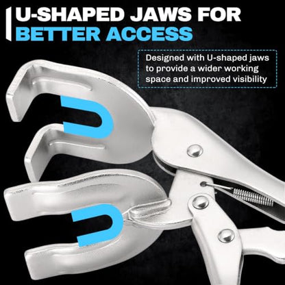 4 Pack 9-Inch Locking Pliers Welding Clamp Pliers