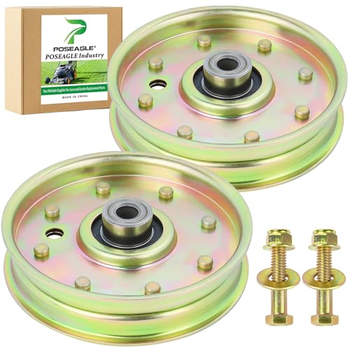 2 Pack 756-1229 Idler Pulley for Cub Cadet 50 Inch RZT 50 Mowers - size: 2x756-1229