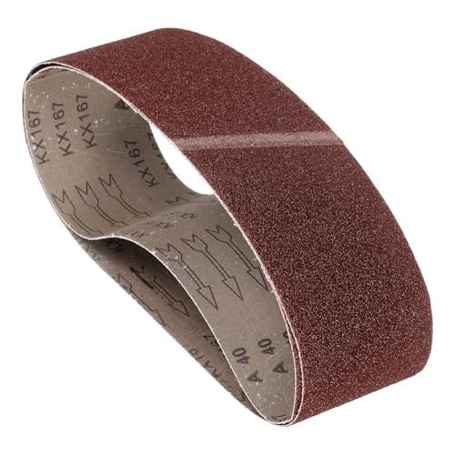 2 Pcs Sanding Belts 6 x 48 Inch 40 Grit Aluminum Oxide - size: 6 x 48 Inch(40 Grits)