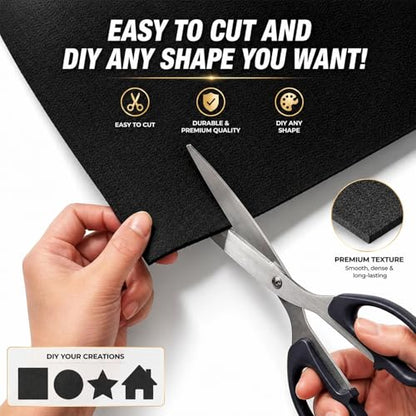 FLASLD 12×18 inch Welding Blanket Fireproof Mat Heat Resistant Material Up To 1800°F Flame Retardant Fabric Carbon Felt for Grill Stove Pit Soldering Welders Plumbers - size: 12×18 inch