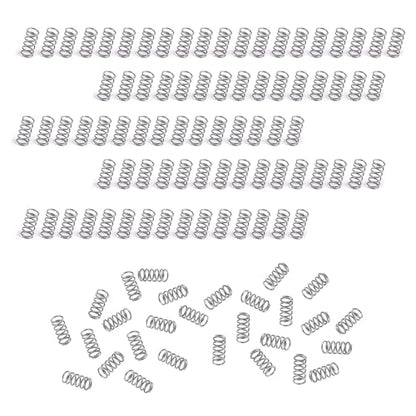 150pcs Compression Spring, 304 Stainless Steel Small Spring (0.3 * 4 * 10mm), 4mm OD, 10mm Length, 0.3mm Wire Diameter - size: 0.3*4*10mm
