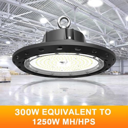 300W UFO LED High Bay Light - size: 300W1P-Dimmable