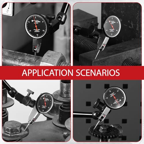 Brown & Sharpe Dial Test Indicator, 0.0005" Graduation, 0.030" Range