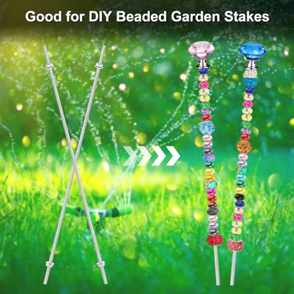 M METERXITY 6Pcs Fully Threaded Rod M4x300mm Right Hand Thread Bar Studs - size: M4x300mm