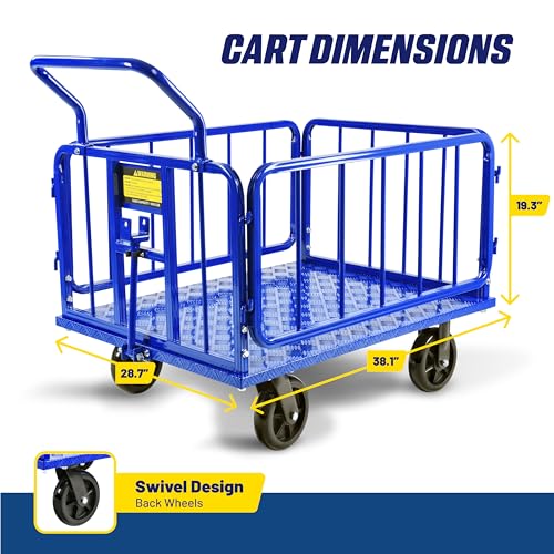 Goodyear Cargo Trailer Heavy-Duty, Utility Cart - 1200 lbs Capacity
