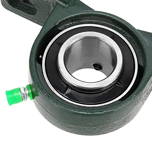 SOUJAP 6 PCS UCP205-16 1 Inch Pillow Block Bearings, Heavy Duty Pillow Block Mounted Ball Bearing with Solid Cast Iron Base, Set Screw Lock