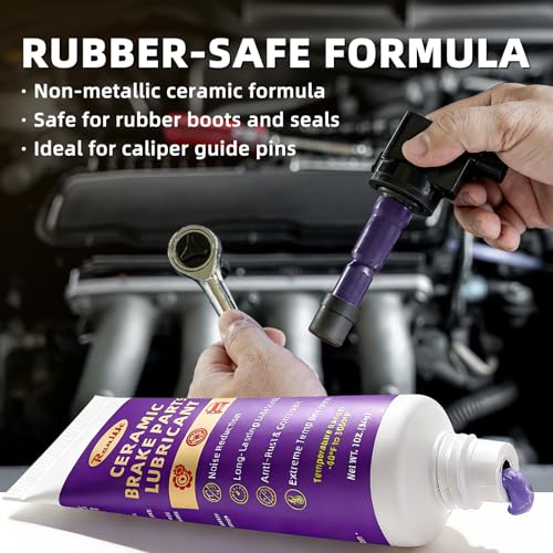 Ceramic Brake Grease Lubricant 1 oz High Temp Brake Caliper Grease - color: Ceramic, size: 30g