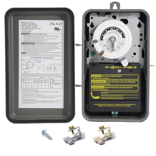 T101R 40A 120V 24-Hour Programmable Timer for Commercial Defrost, Lighting