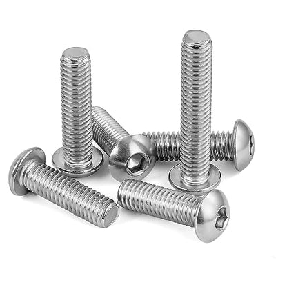 M8-1.25 x 14mm Button Head Socket Cap Screws, 50 PCS - size: M8 x 14mm