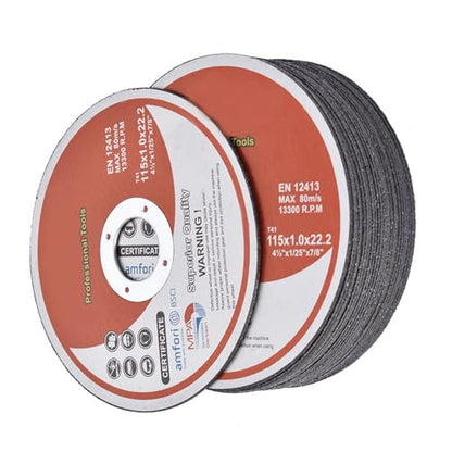 100 Pcs 4-1/2in x 0.040in x 7/8in Aluminum Oxide Cut Off Wheels