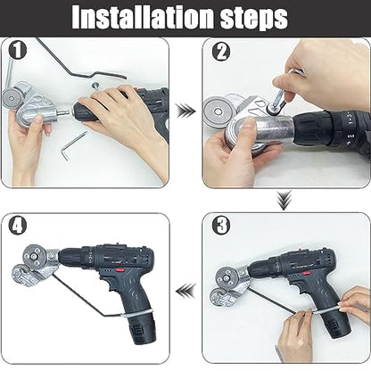 CZS Sheet Metal Cutter for Drill, Sheet Metal Cutter Drill Attachment