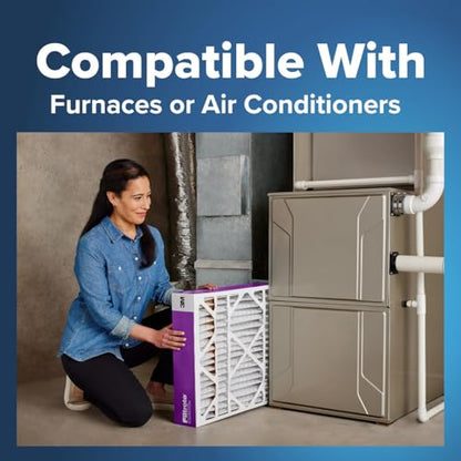 Filtrete 16x25x4 Air Filter, MERV 12, MPR 1550, 2 HVAC Filters - size: 16" x 25" x 25.7"