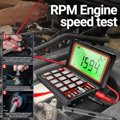ANENG 20000 Count Digital Multimeter, 300-19999 RPM Automotive Tachometer