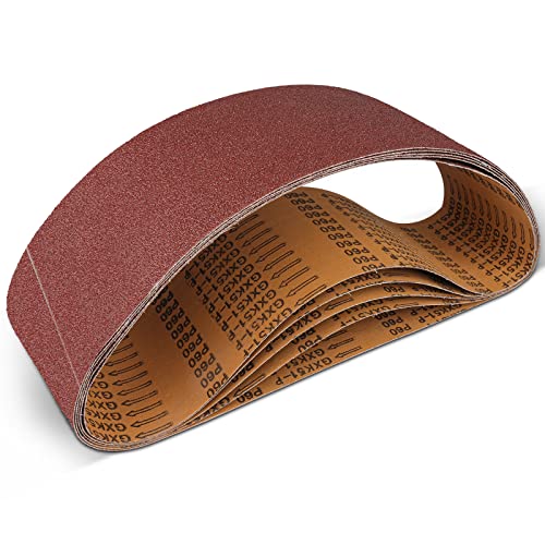 5 Pack 6x48 Inch Sanding Belts 40 Grit for Belt Sander - size: 6x48 in 40 grit (5 pack)