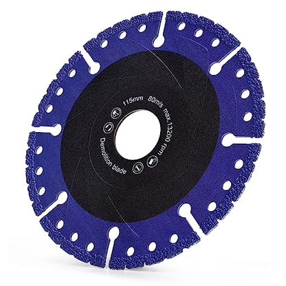 YIJING 4-1/2 Inch Metal Diamond Cutting Blade,Diamond Blade for Metal,Steel,Sheet Metal,Angle Iron,Stainless Steel - size: 4.5 inch