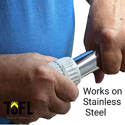 Stainless Steel Pipe Reamer Tool- Hard Metal Reamer Remove Burs From Your Pipes From TOFL