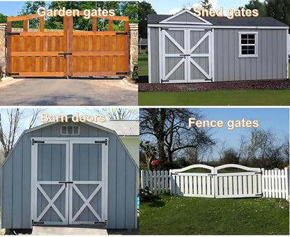 13” Heavy Duty Gate Hinges,900 LBS Load Capacity, Thickened Solid Steel