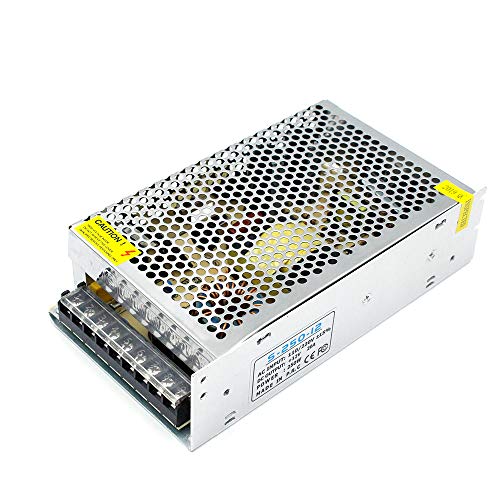 inShareplus 12V 20A 240W, DC Universal Regulated Switching Power Supply, Converter AC 100-240V to DC 12 Volt LED Driver, Transformer, Adapter for LED Strip Light - style: 12V 240W