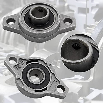 Zorfeter 10mm/0.39Inch Pillow Block Bearing KFL000 4Pcs - size: KFL000