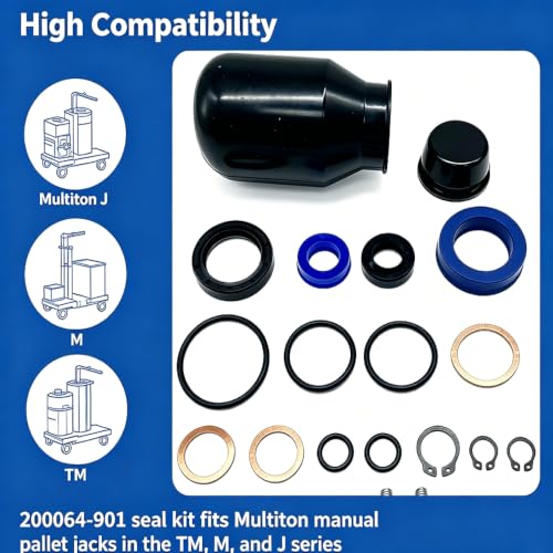 Seal Kit for Multiton Manual Pallet Jacks Model TM, M, and J Series