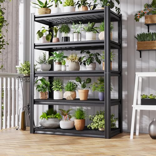 35.4" Wire Shelving Unit, 5-Tier Adjustable Garage Storage Shelves - size: 35"Wx15.7"Dx71"H