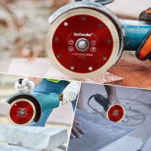 5" 125mm Super Thin Diamond Ceramic Saw Blade Porcelain Cutting Blade for Cutting Ceramic Or Porcelain Tile - size: 5"-Red
