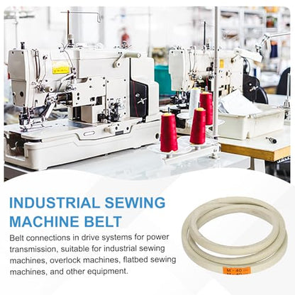 uxcell 4Pcs M40 Industrial Sewing Machine Belt 40.5" Outer Girth Rubber - size: M40