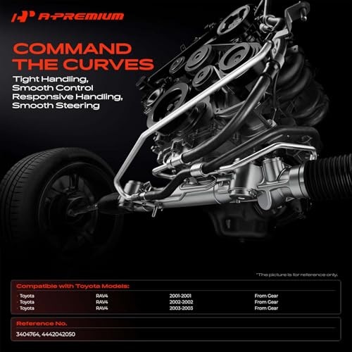 A-Premium Power Steering Return Hose Assembly Compatible with Toyota