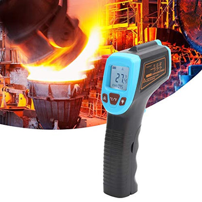 Infrared Thermometer, Temperature Gun Strict Quality Control for Hot Engine Parts(Blue)