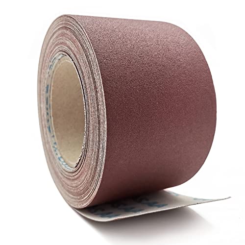 240 Grit Sandpaper Roll, 3 Inch x 49 Feet Emery Cloth Roll Aluminum Oxide Abrasive Paper Roll Continuous Sandpaper for Metalworking, Woodworker, Furniture Repair, Sanding Automotive Plumbing - size: 240 Grit