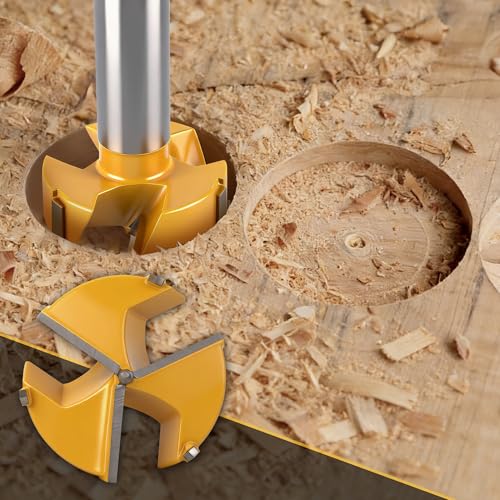 2-3/4" | 69.8mm Triple Flute Tungsten Carbide Forstner Drill Bit (Hex) - size: 2-3/4" | 69.8mm