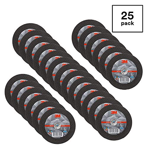 3M Silver Cut-Off Wheel, 87460, 60+, T1, 4 in x 0.035 in x 1/4 in - size: 4 in x .035 in x 1/4 in, style: T1