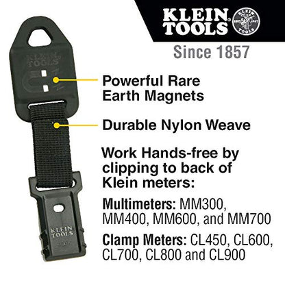 Klein Tools CL445 HVAC Clamp Meter and Klein Tools 69417 Rare-Earth Magnetic Hanger
