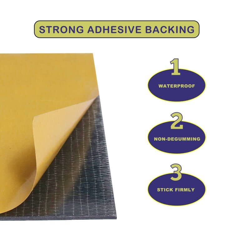 TORRAMI Adhesive Solid Neoprene Rubber Sheet Strips 1/8 (.125) Inch Thick x 10 Inch Wide x 10 Inch, for DIY Padding, Gasket, Seal (2 Pack) - size: 10 In x 1/8 In x 10 In