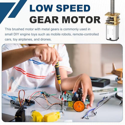 MECCANIXITY 12GF-N20 Low Speed Gear Motor DC 6V 400RPM