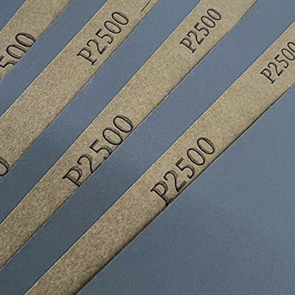 2500 Grit Wet Dry Sandpaper, 15PCS 9x11 Inch Silicon Carbide Sanding Sheets - style: Grit 2500