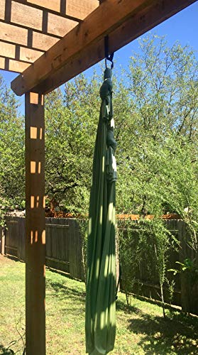 Black Spanset Round Slings 2-Pack 5300lb for Aerial Hoop Rigging polyeste sling for Yoga Hammock Aerial Silks Wrap Over Tree Limbs or Beams - size: 1.75M/ 5'9" FT