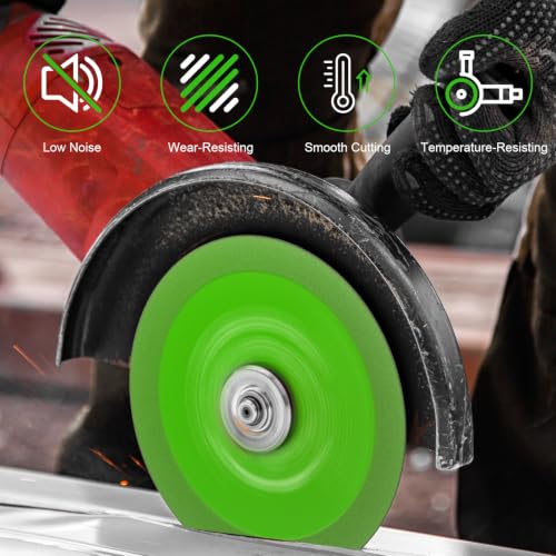 8 Pack 4-1/2" Glass Cutting Disc, Diamond Blade for Angle Grinder - size: 8 x 4.5"