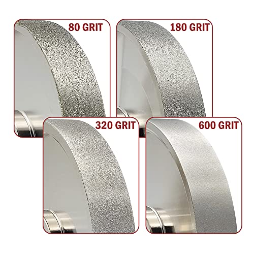 CBN Grinding Wheel 6 Inch 600 Grit, 1/2" Arbor, for Bench Grinders - size: 600 Grit