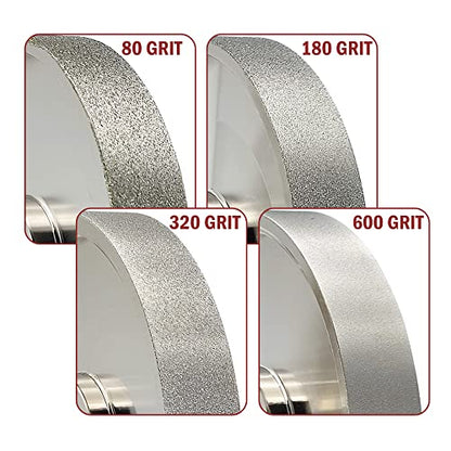 CBN Grinding Wheel 6 Inch 600 Grit, 1/2" Arbor, for Bench Grinders - size: 600 Grit