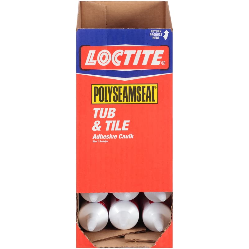 Polyseamseal Tub And Tile Caulk Almond Paintable 6 Oz 1/4 " X 1/4 "12